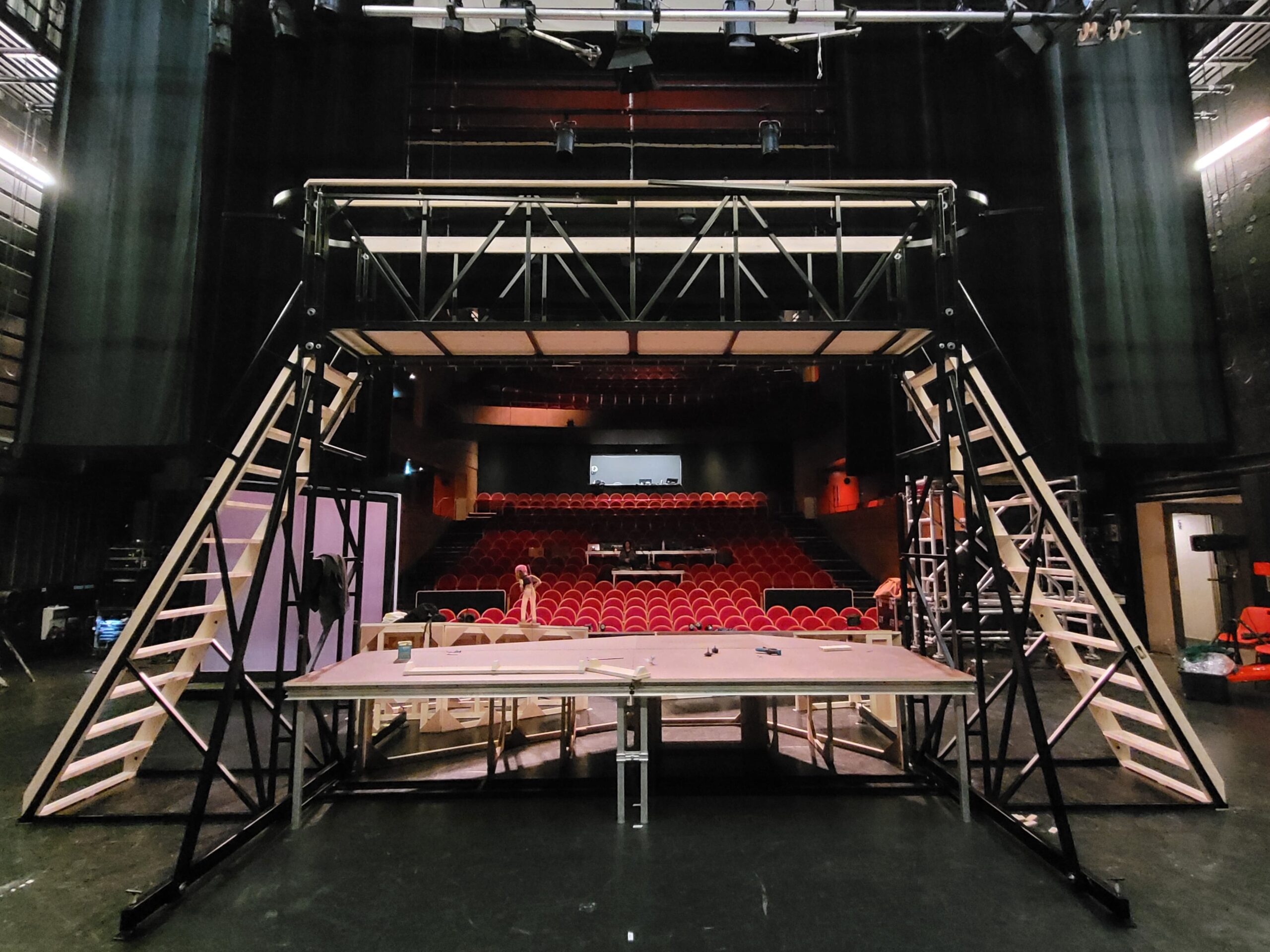 pont pour manipulation marionettes